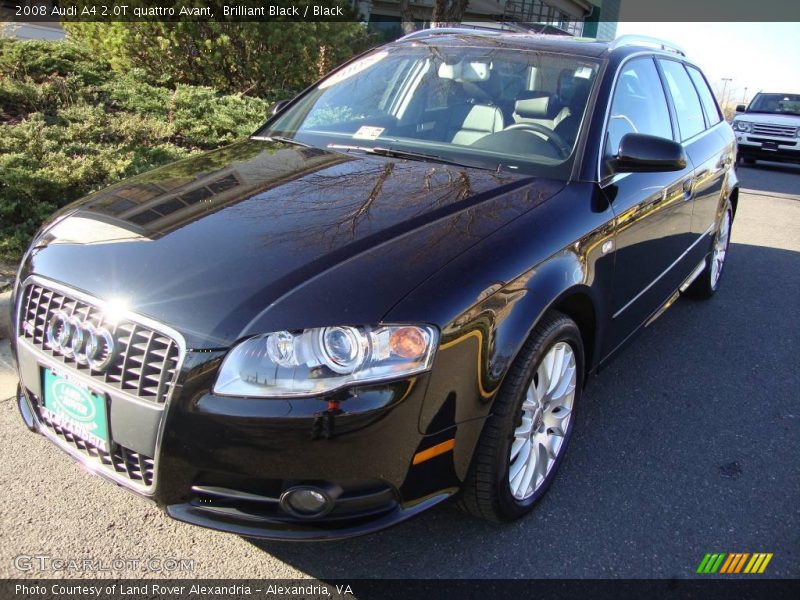 Brilliant Black / Black 2008 Audi A4 2.0T quattro Avant