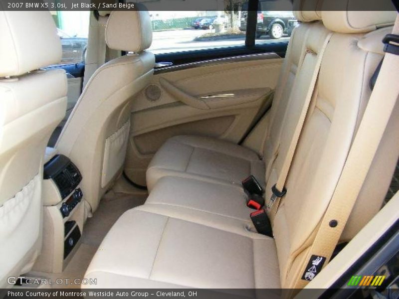Jet Black / Sand Beige 2007 BMW X5 3.0si