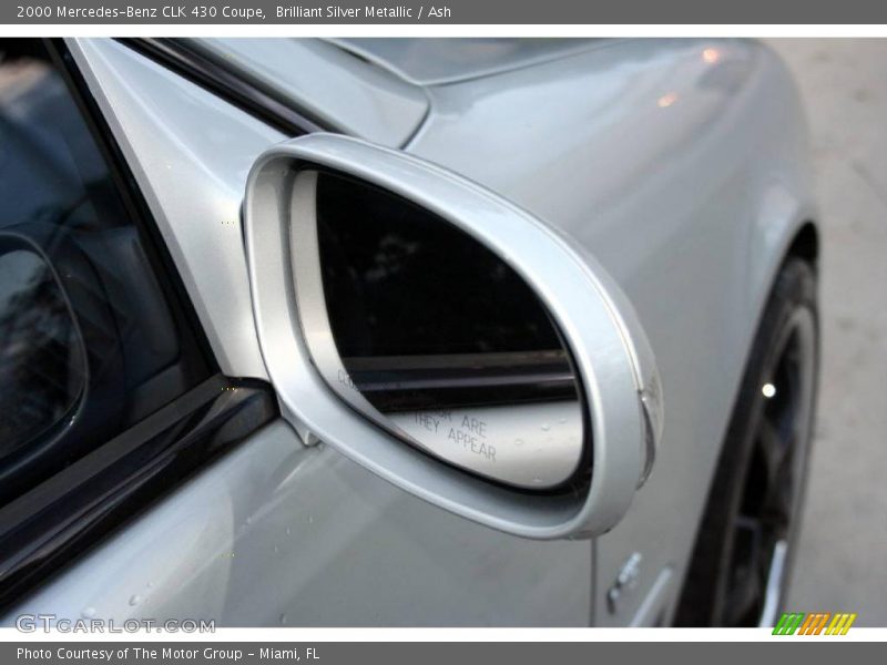 Brilliant Silver Metallic / Ash 2000 Mercedes-Benz CLK 430 Coupe
