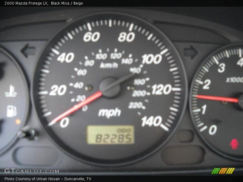 Black Mica / Beige 2000 Mazda Protege LX