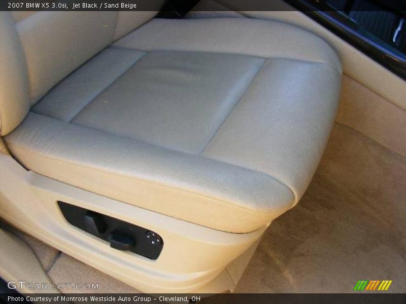 Jet Black / Sand Beige 2007 BMW X5 3.0si