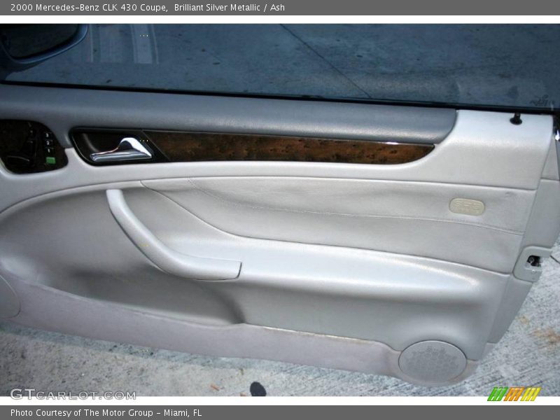 Brilliant Silver Metallic / Ash 2000 Mercedes-Benz CLK 430 Coupe