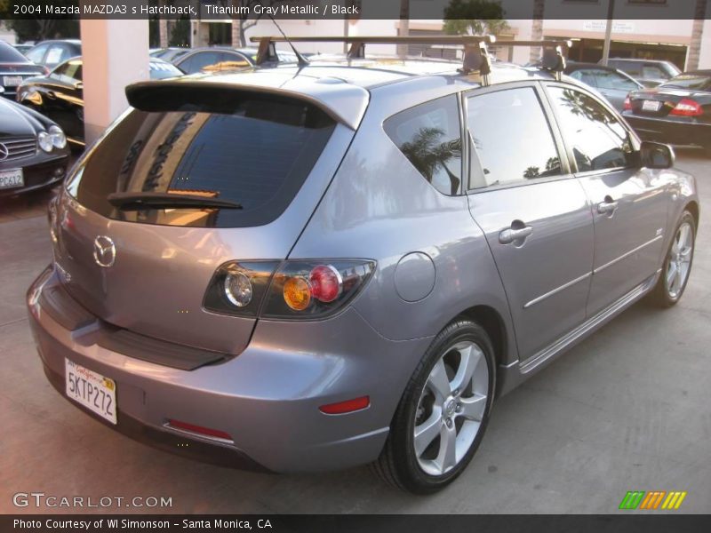 Titanium Gray Metallic / Black 2004 Mazda MAZDA3 s Hatchback
