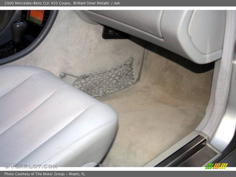 Brilliant Silver Metallic / Ash 2000 Mercedes-Benz CLK 430 Coupe
