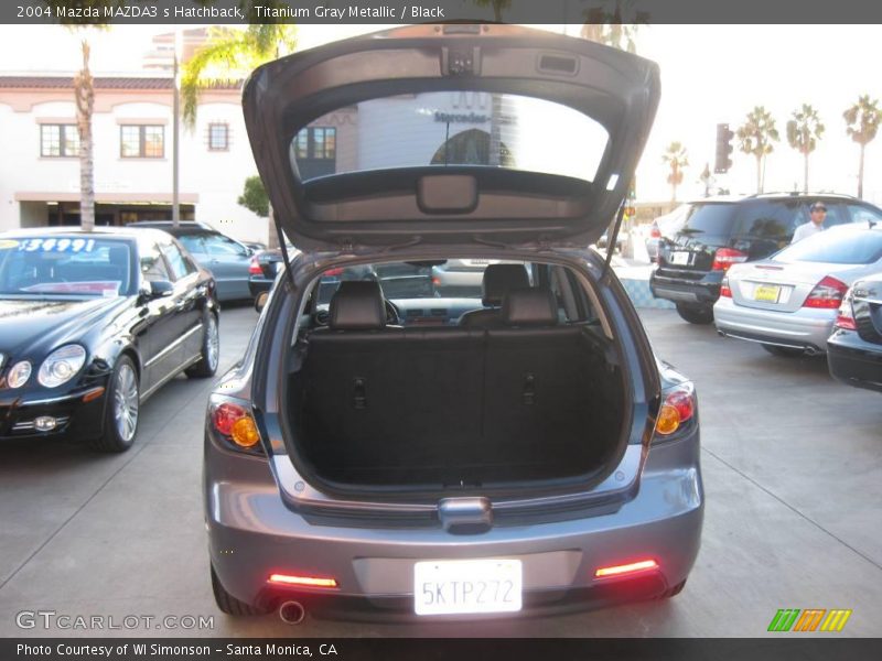 Titanium Gray Metallic / Black 2004 Mazda MAZDA3 s Hatchback
