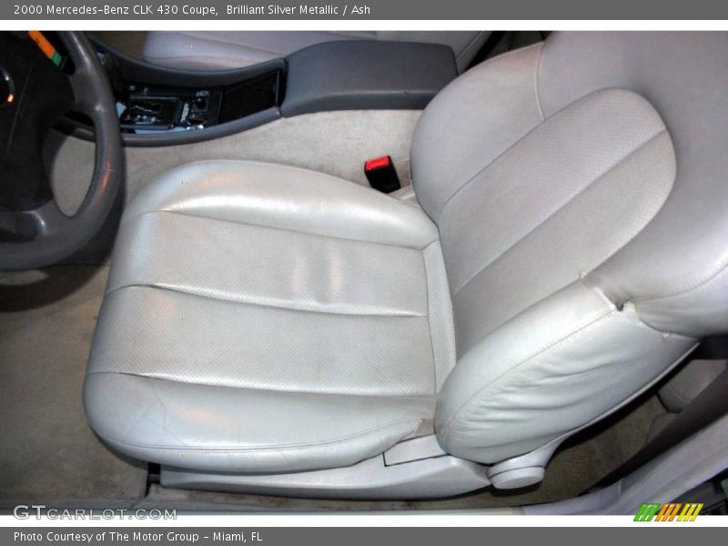 Brilliant Silver Metallic / Ash 2000 Mercedes-Benz CLK 430 Coupe