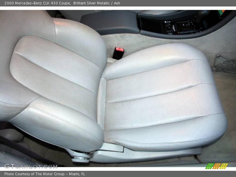 Brilliant Silver Metallic / Ash 2000 Mercedes-Benz CLK 430 Coupe