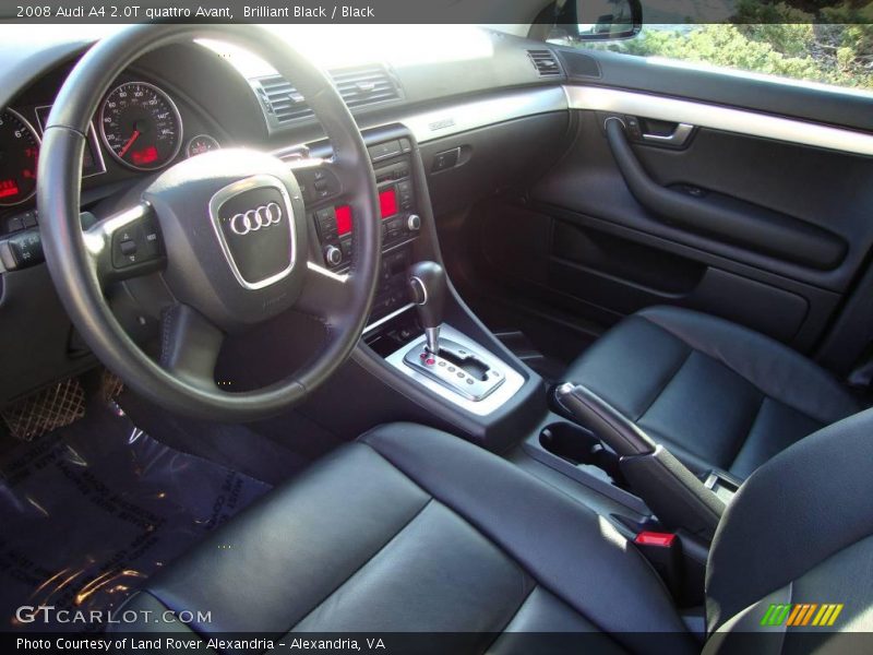 Brilliant Black / Black 2008 Audi A4 2.0T quattro Avant