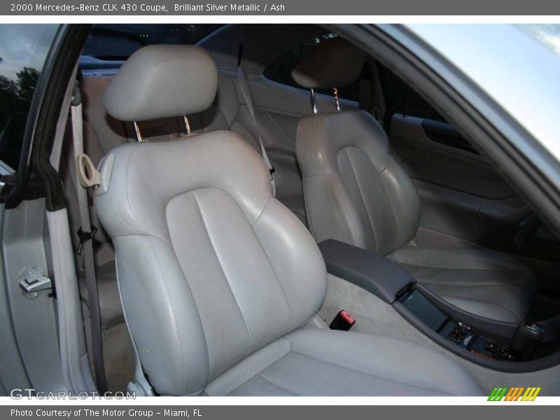 Brilliant Silver Metallic / Ash 2000 Mercedes-Benz CLK 430 Coupe