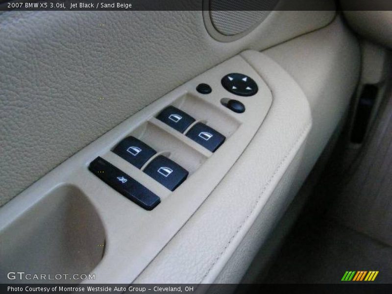Jet Black / Sand Beige 2007 BMW X5 3.0si