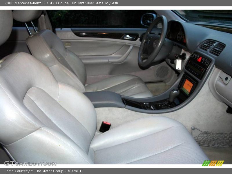 Brilliant Silver Metallic / Ash 2000 Mercedes-Benz CLK 430 Coupe