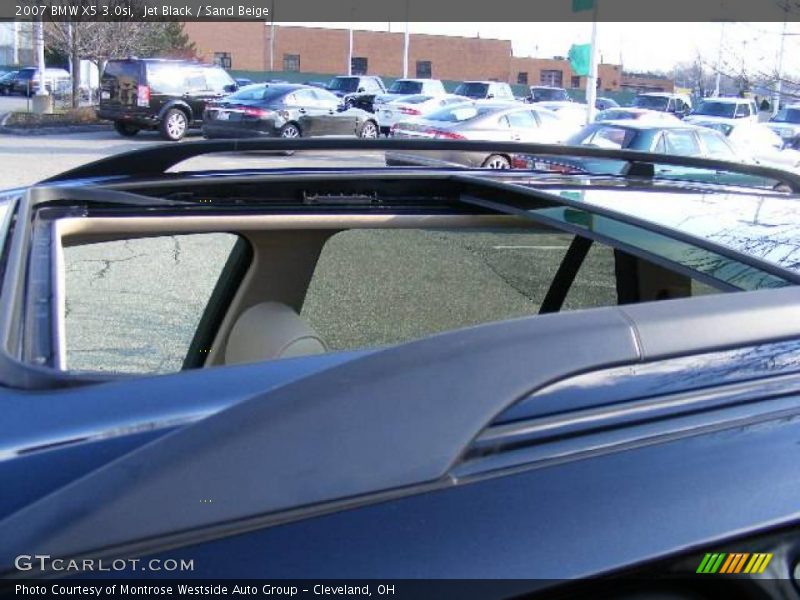 Jet Black / Sand Beige 2007 BMW X5 3.0si
