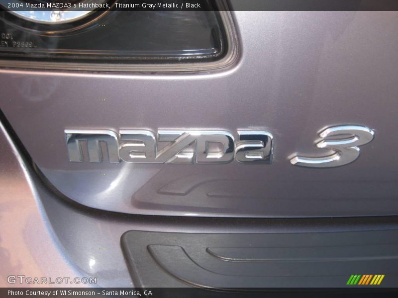 Titanium Gray Metallic / Black 2004 Mazda MAZDA3 s Hatchback