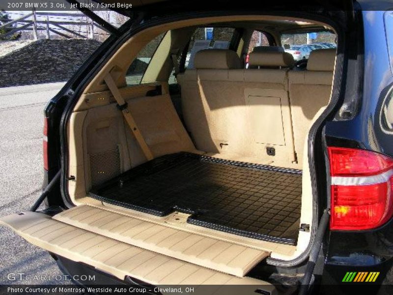 Jet Black / Sand Beige 2007 BMW X5 3.0si
