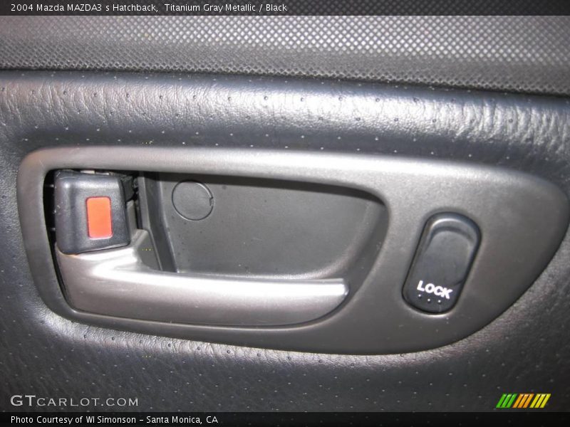Titanium Gray Metallic / Black 2004 Mazda MAZDA3 s Hatchback