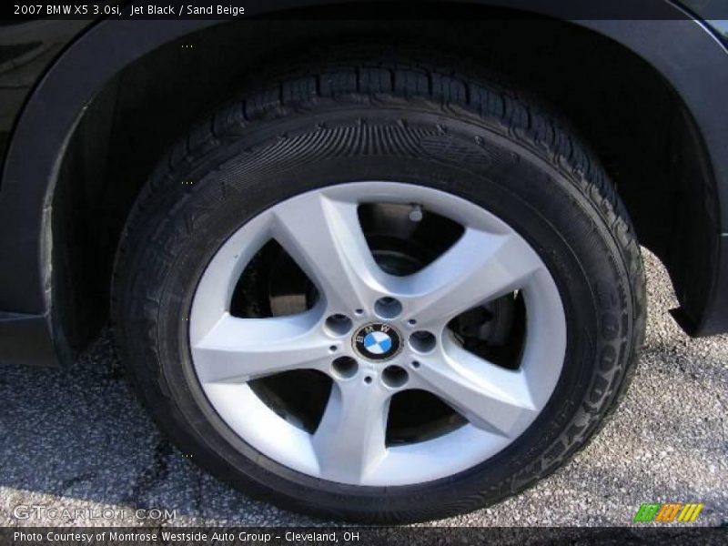 Jet Black / Sand Beige 2007 BMW X5 3.0si