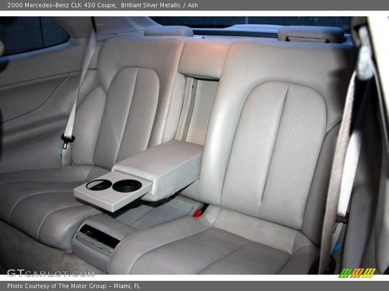 Brilliant Silver Metallic / Ash 2000 Mercedes-Benz CLK 430 Coupe