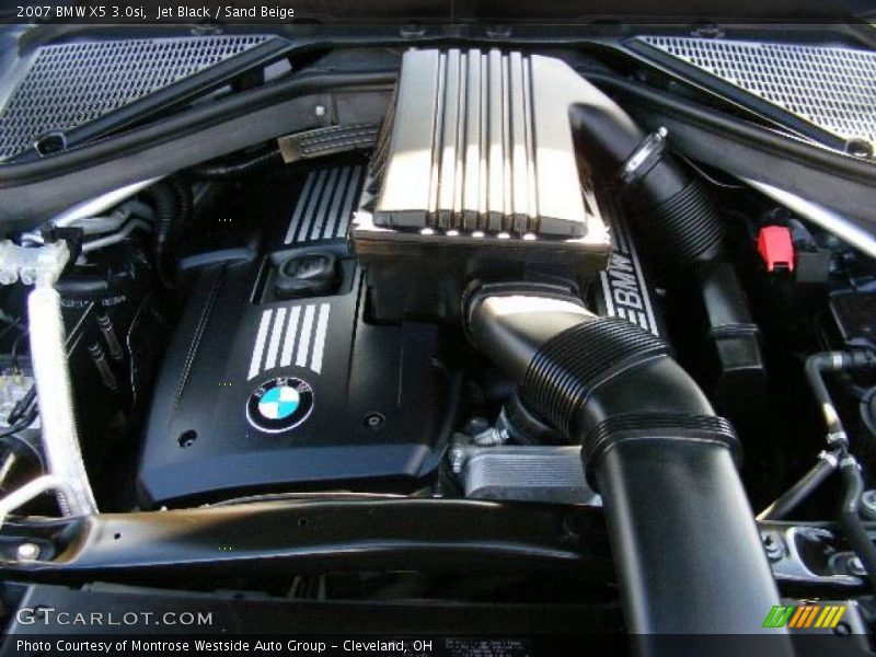 Jet Black / Sand Beige 2007 BMW X5 3.0si
