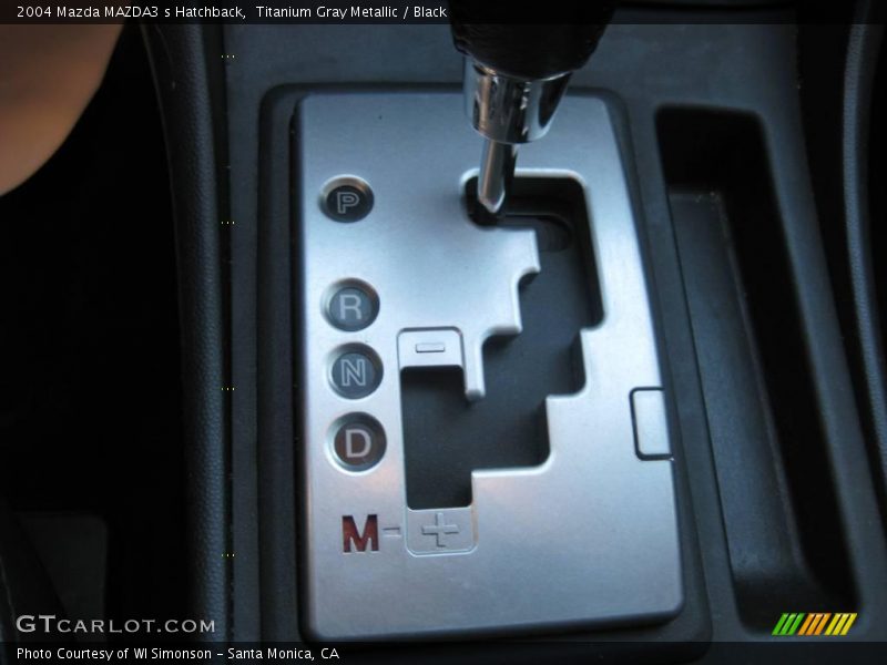 Titanium Gray Metallic / Black 2004 Mazda MAZDA3 s Hatchback