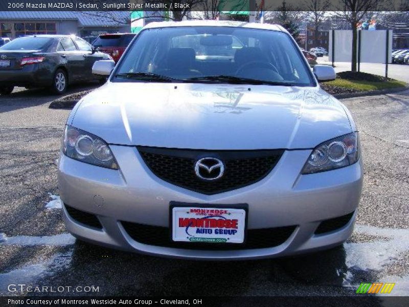 Sunlight Silver Metallic / Black 2006 Mazda MAZDA3 i Sedan