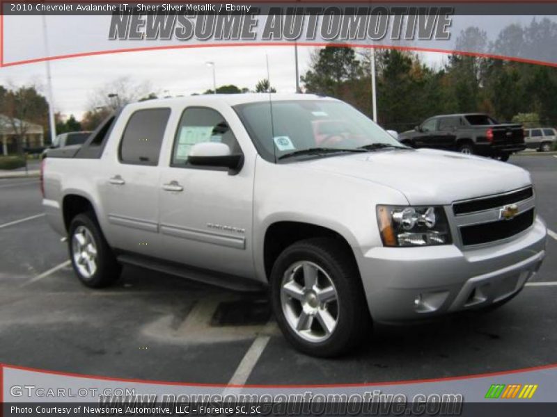 Sheer Silver Metallic / Ebony 2010 Chevrolet Avalanche LT