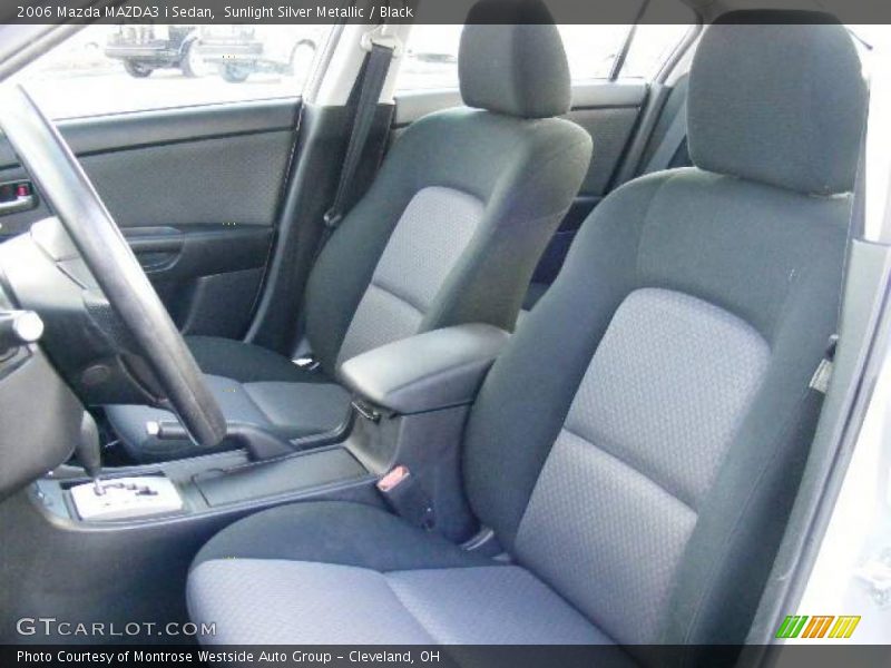 Sunlight Silver Metallic / Black 2006 Mazda MAZDA3 i Sedan