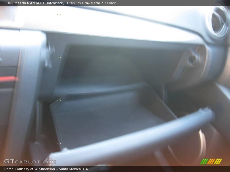 Titanium Gray Metallic / Black 2004 Mazda MAZDA3 s Hatchback