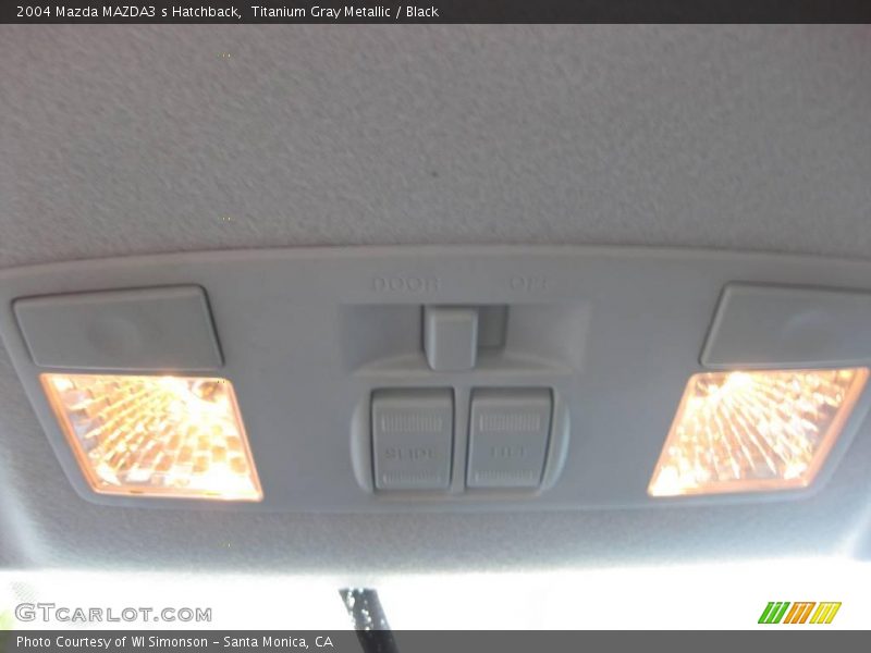 Titanium Gray Metallic / Black 2004 Mazda MAZDA3 s Hatchback