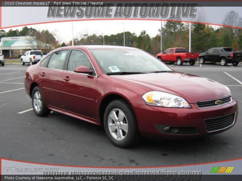 Red Jewel Tintcoat / Neutral 2010 Chevrolet Impala LT