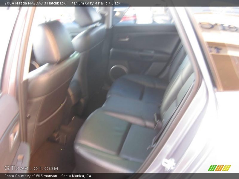 Titanium Gray Metallic / Black 2004 Mazda MAZDA3 s Hatchback
