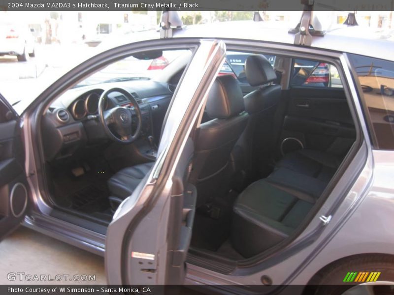 Titanium Gray Metallic / Black 2004 Mazda MAZDA3 s Hatchback