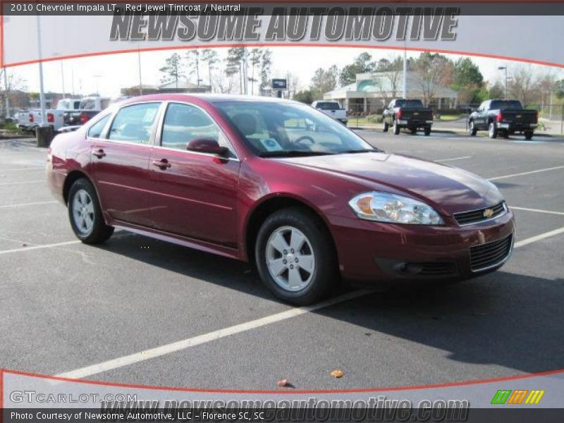 Red Jewel Tintcoat / Neutral 2010 Chevrolet Impala LT