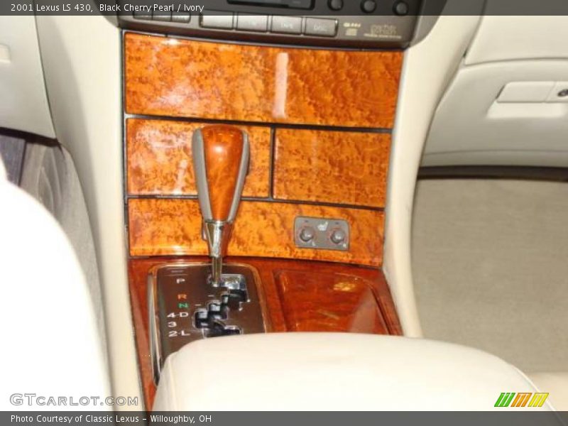 Black Cherry Pearl / Ivory 2001 Lexus LS 430
