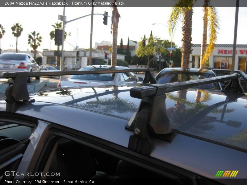 Titanium Gray Metallic / Black 2004 Mazda MAZDA3 s Hatchback