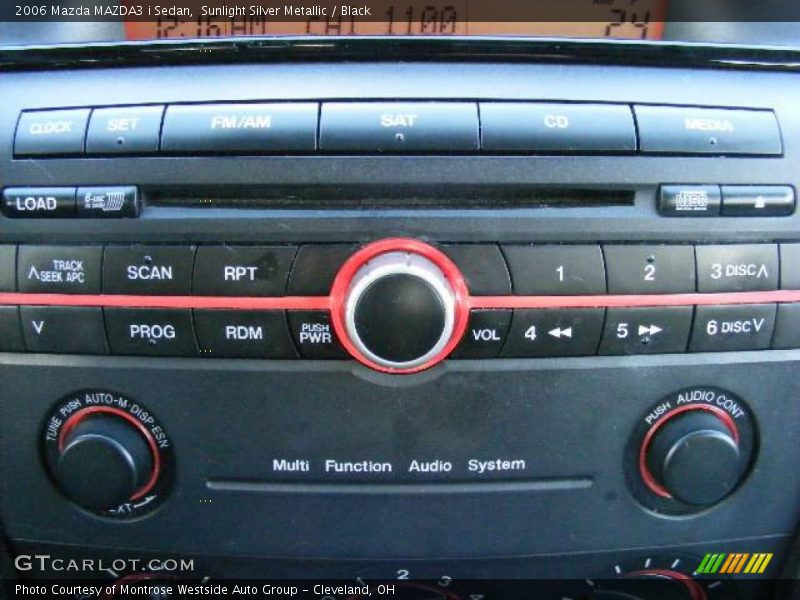 Sunlight Silver Metallic / Black 2006 Mazda MAZDA3 i Sedan