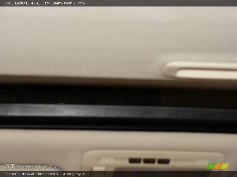 Black Cherry Pearl / Ivory 2001 Lexus LS 430