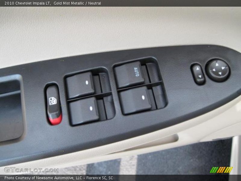 Gold Mist Metallic / Neutral 2010 Chevrolet Impala LT