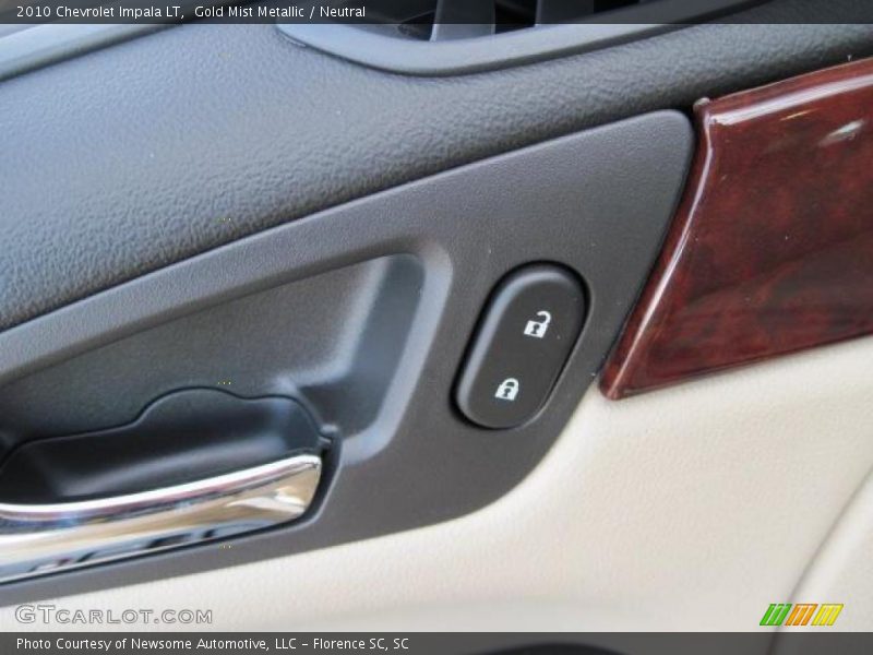 Gold Mist Metallic / Neutral 2010 Chevrolet Impala LT