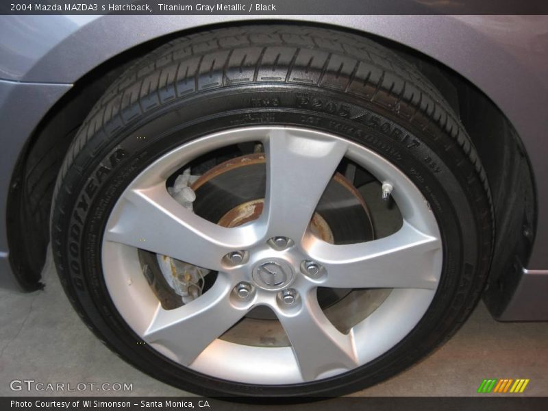 Titanium Gray Metallic / Black 2004 Mazda MAZDA3 s Hatchback