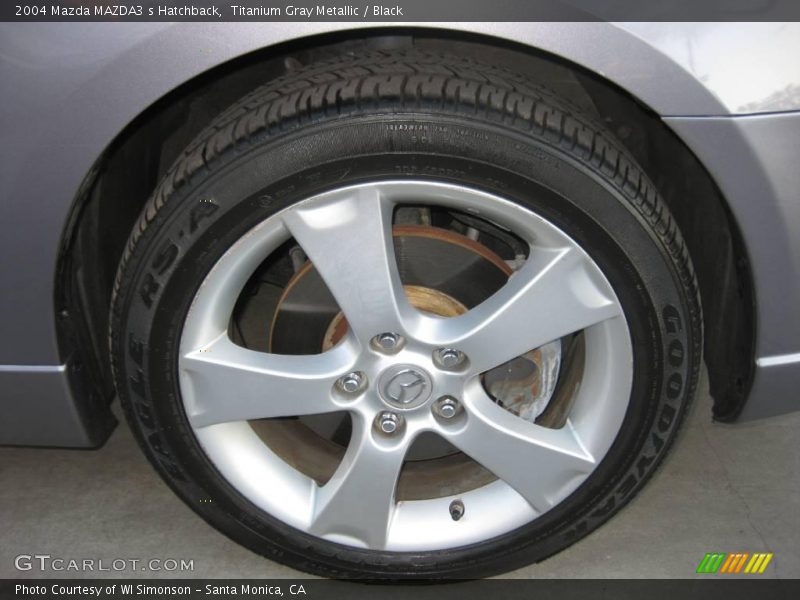Titanium Gray Metallic / Black 2004 Mazda MAZDA3 s Hatchback