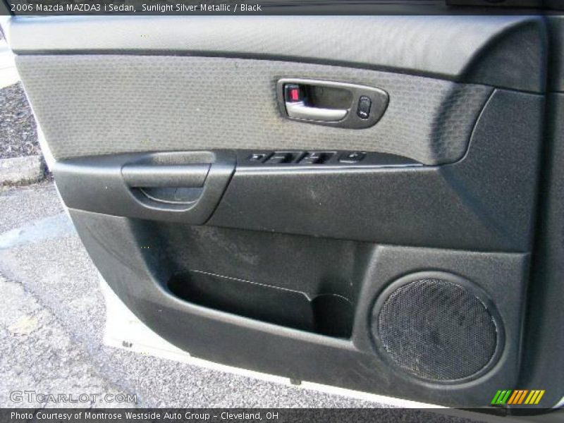 Sunlight Silver Metallic / Black 2006 Mazda MAZDA3 i Sedan