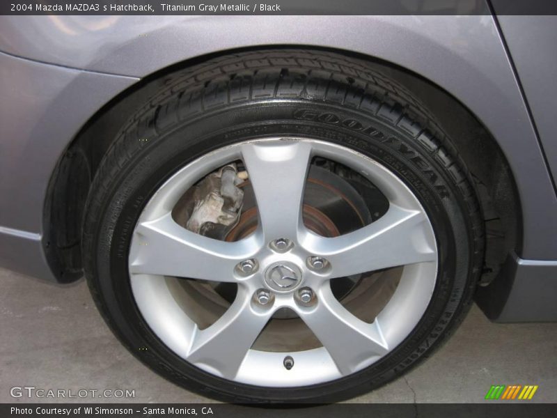 Titanium Gray Metallic / Black 2004 Mazda MAZDA3 s Hatchback