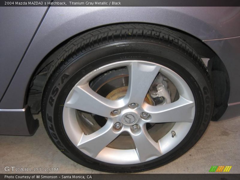 Titanium Gray Metallic / Black 2004 Mazda MAZDA3 s Hatchback