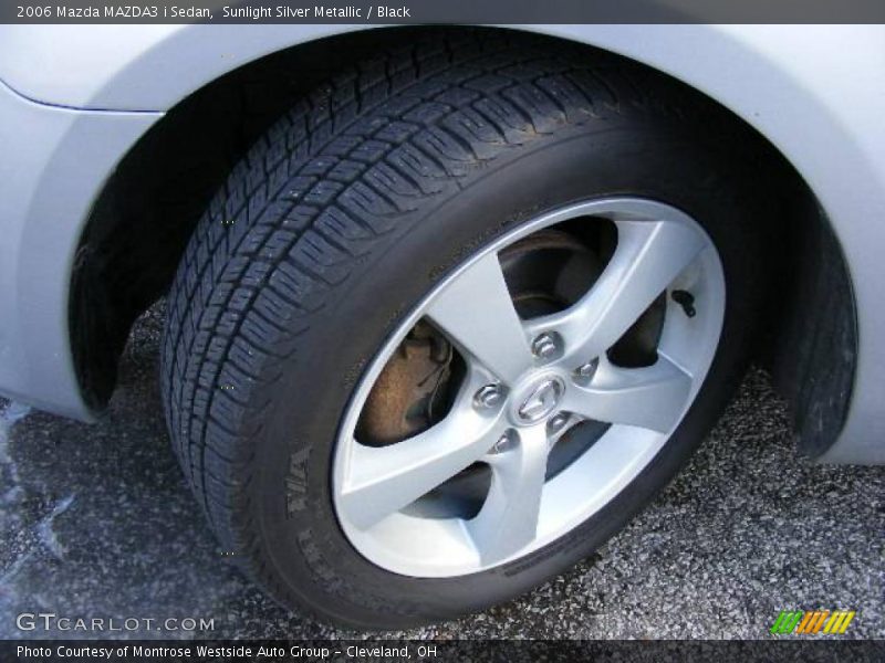 Sunlight Silver Metallic / Black 2006 Mazda MAZDA3 i Sedan