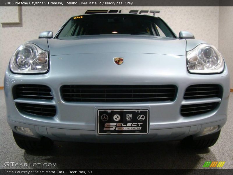 Iceland Silver Metallic / Black/Steel Grey 2006 Porsche Cayenne S Titanium