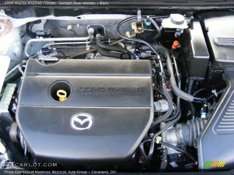 Sunlight Silver Metallic / Black 2006 Mazda MAZDA3 i Sedan
