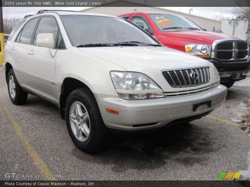 White Gold Crystal / Ivory 2003 Lexus RX 300 AWD