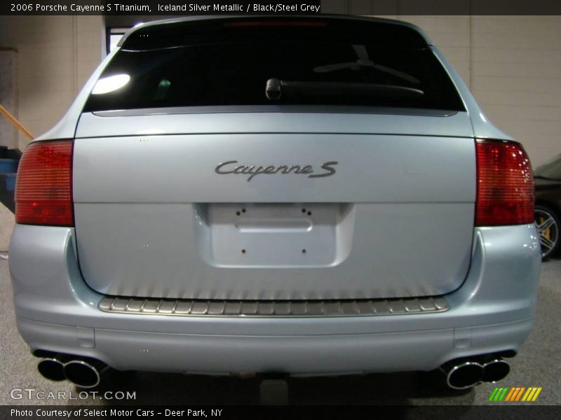 Iceland Silver Metallic / Black/Steel Grey 2006 Porsche Cayenne S Titanium