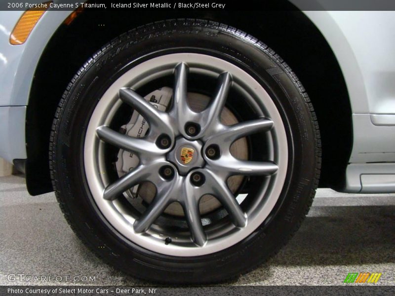 Iceland Silver Metallic / Black/Steel Grey 2006 Porsche Cayenne S Titanium