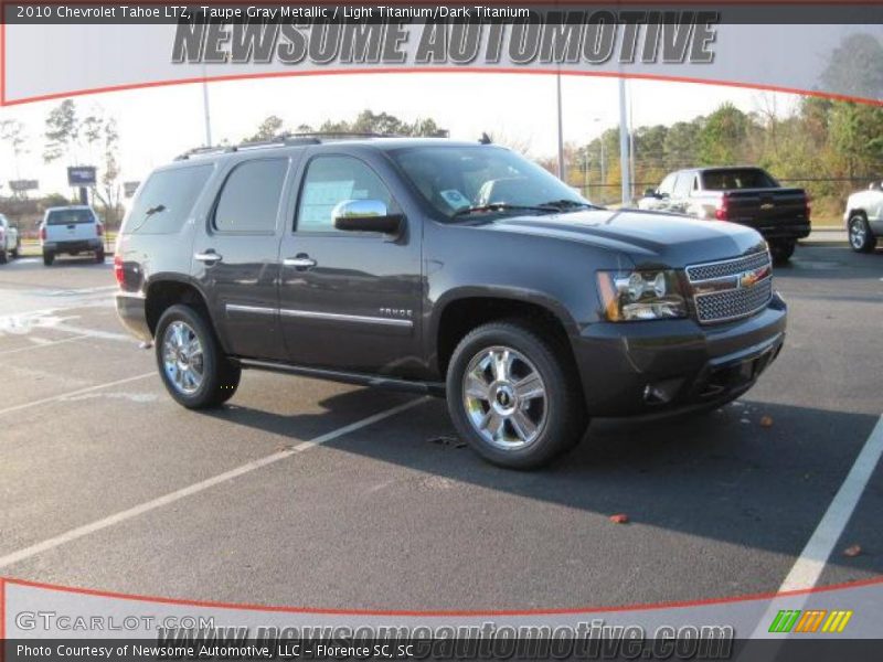 Taupe Gray Metallic / Light Titanium/Dark Titanium 2010 Chevrolet Tahoe LTZ